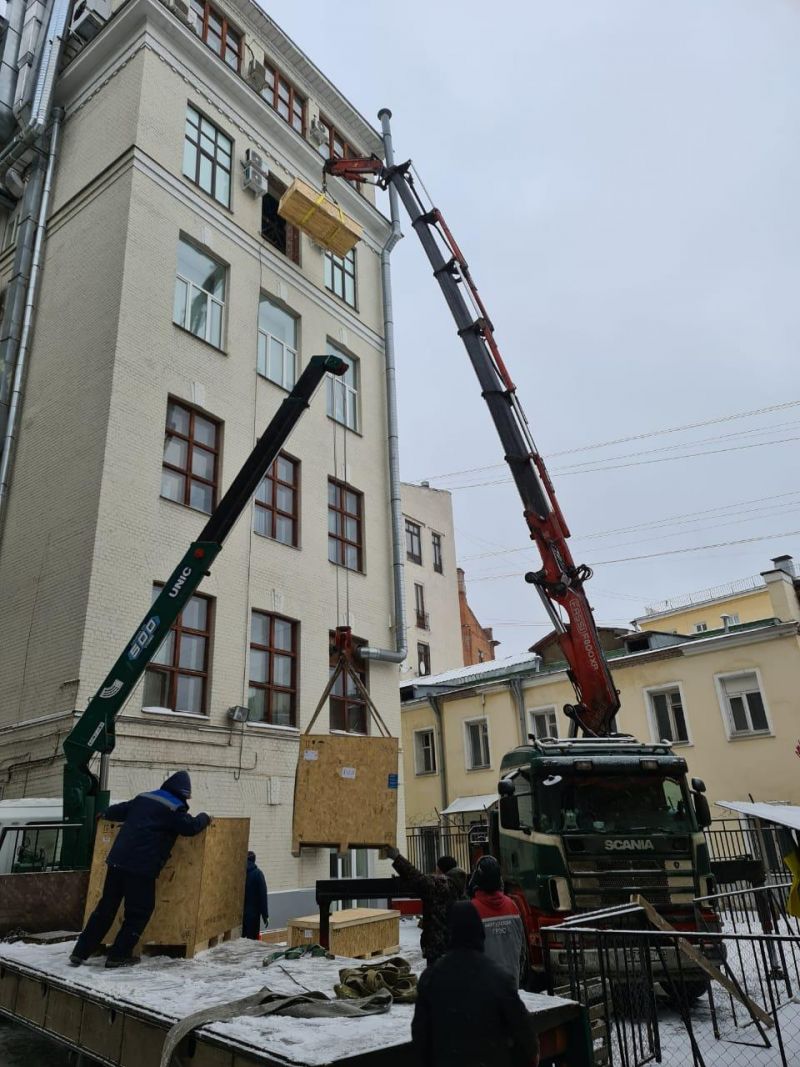 Манипулятор с гуськом, стрела 30м
