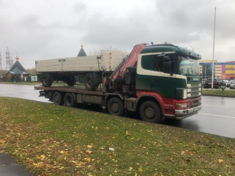 Манипулятор с прицепом низкорамный, стрела 42т